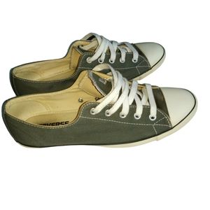 Gray Converse All Star Shoes